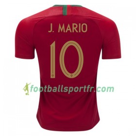 Tenue Portugal J.Mario 10 Domicile Coupe du monde 2018 Maillot de Foot
